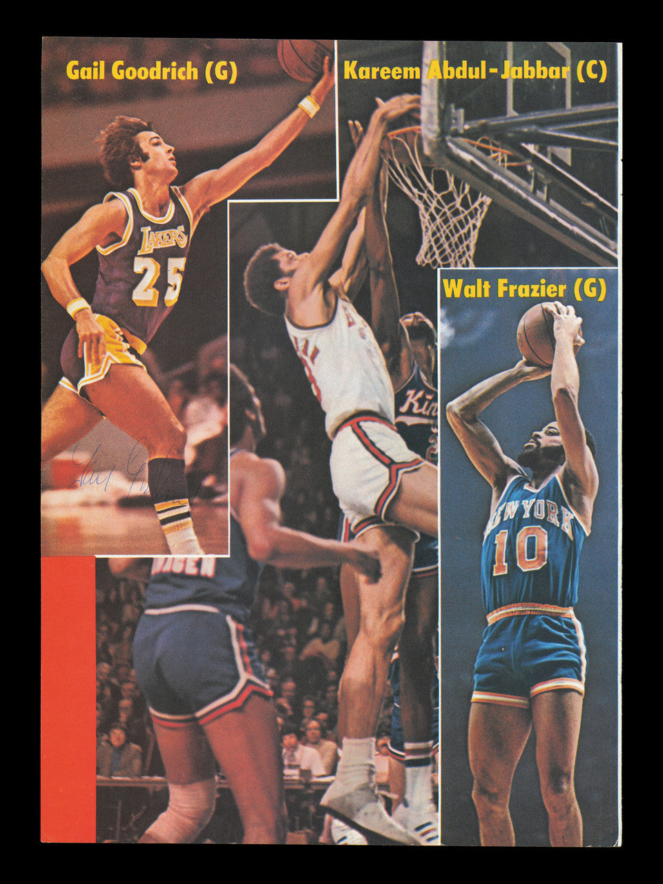 Rick Barry & Gail Goodrich Autographed 8x11 Magazine Photo Golden State Warriors SKU #237811