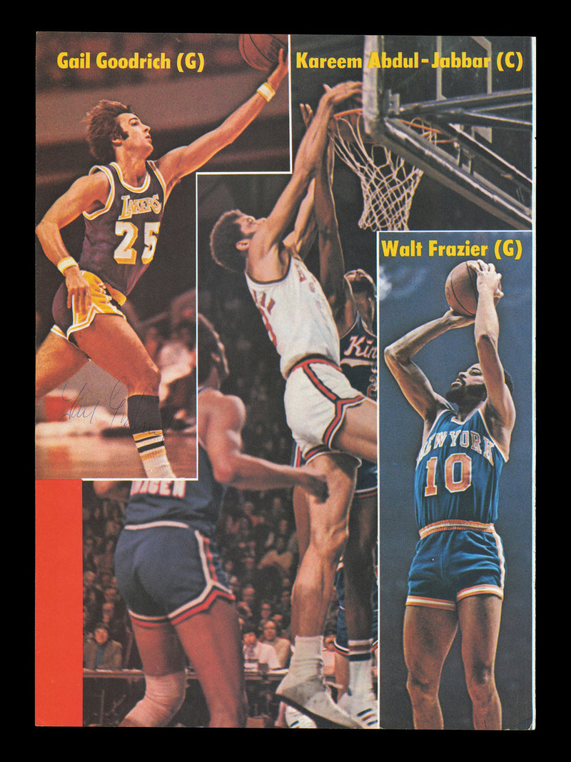 Rick Barry & Gail Goodrich Autographed 8x11 Magazine Photo Golden State Warriors SKU #237811