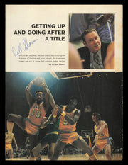 Bill Sharman Autographed 8x11 Magazine Photo Boston Celtics SKU #237845