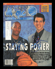 Derek Strong & Danny Schayes Autographed Magic Magazine Cover Orlando Magic SKU #237885