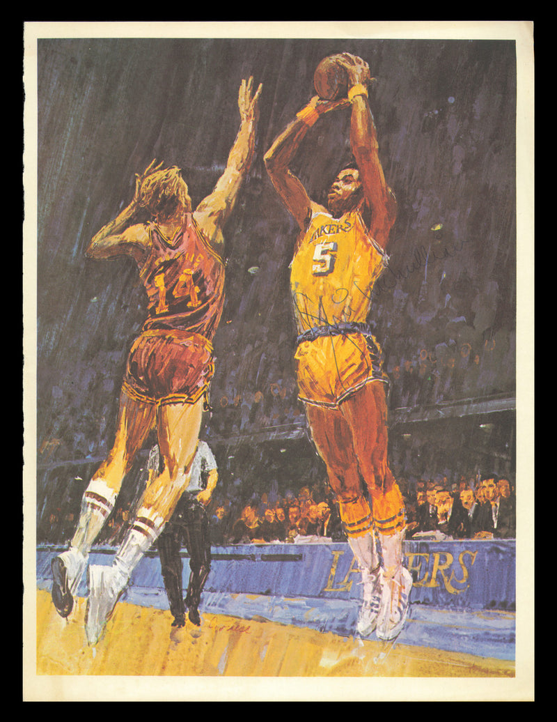 Jim McMillan Autographed 8x11 Magazine Photo Los Angeles Lakers SKU #237903