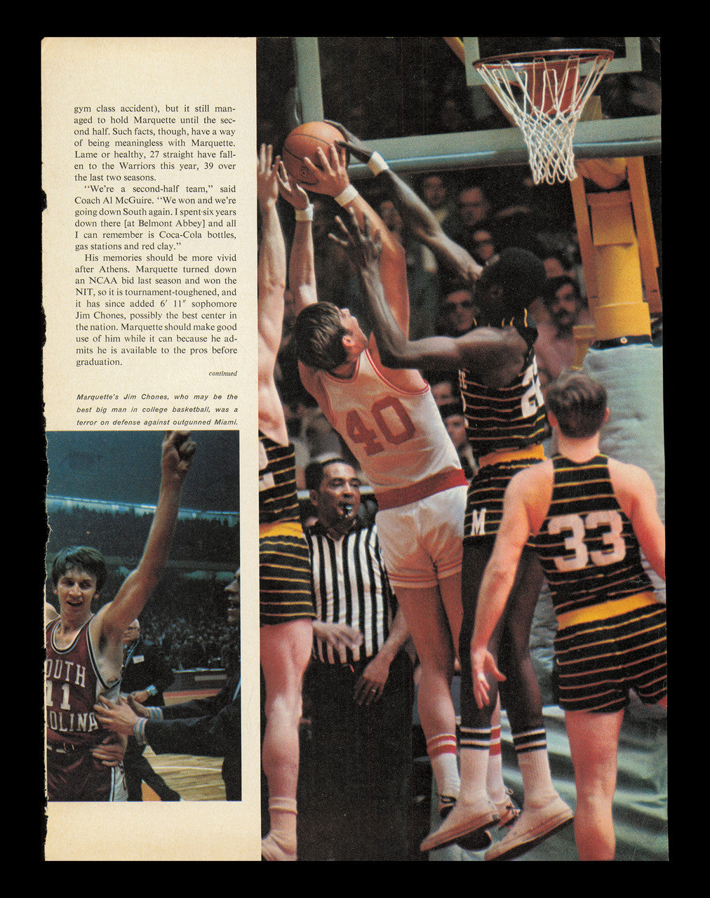 Steve Patterson & Sidney Wicks Autographed 8x11 Magazine Photo UCLA SKU #237968