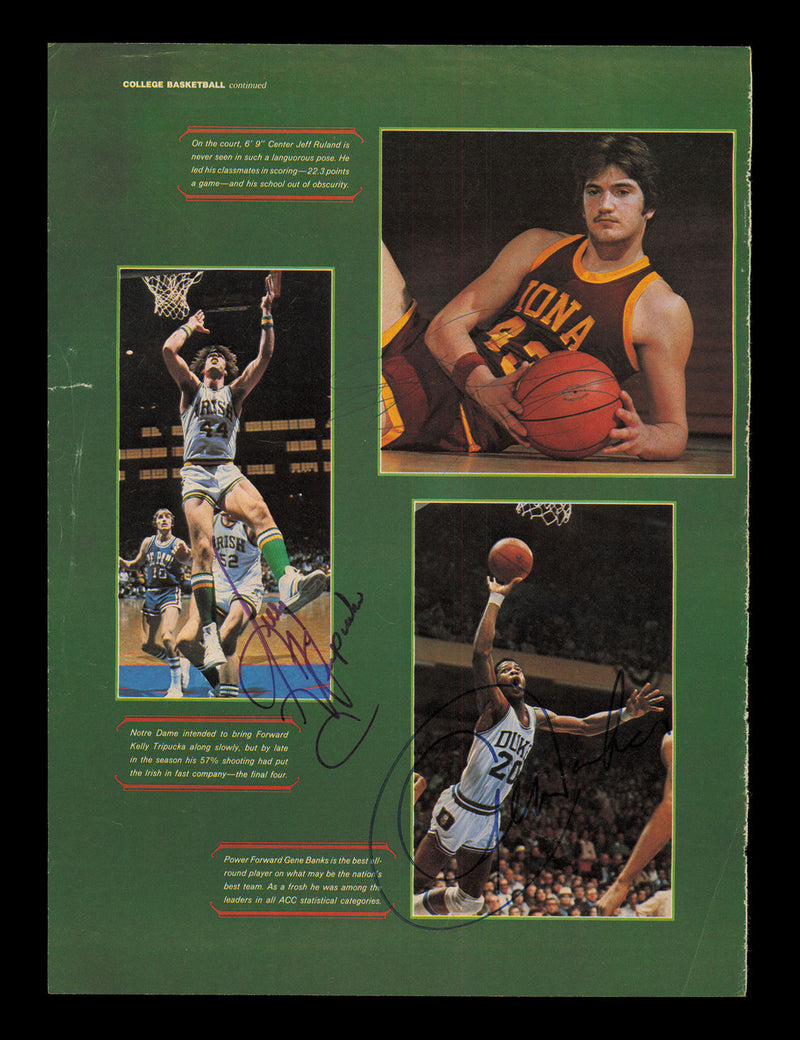 Cliff Robinson & Jeff Lamp Autographed 8x11 Magazine Photo & 3 Others SKU #237970
