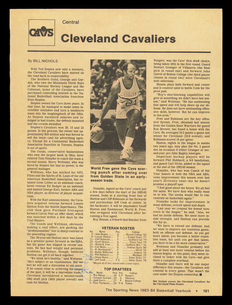 Buck Williams Autographed 8x11 Magazine Photo New Jersey Nets SKU #237987