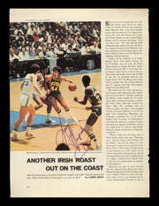 Kelly Tripucka Autographed 8x11 Magazine Photo Notre Dame SKU #238010