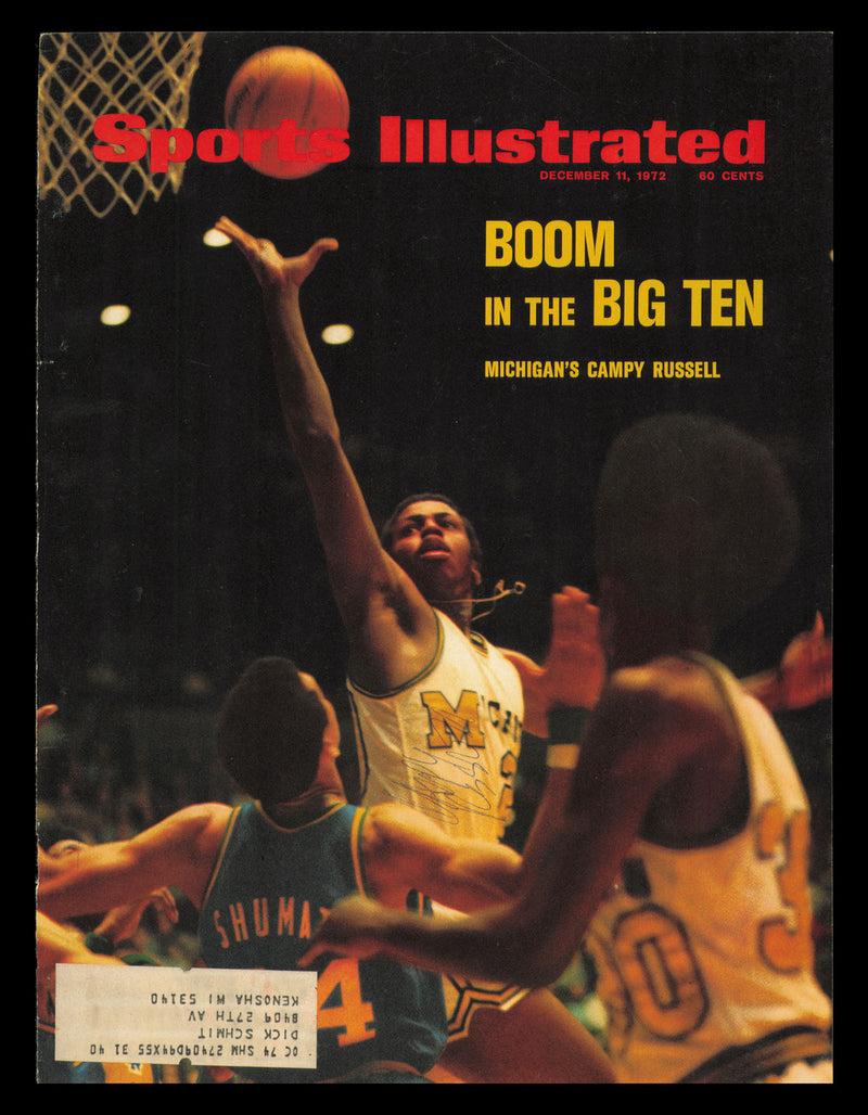 Campy Russell Autographed Sports Illustrated Cover Michigan SKU #238022