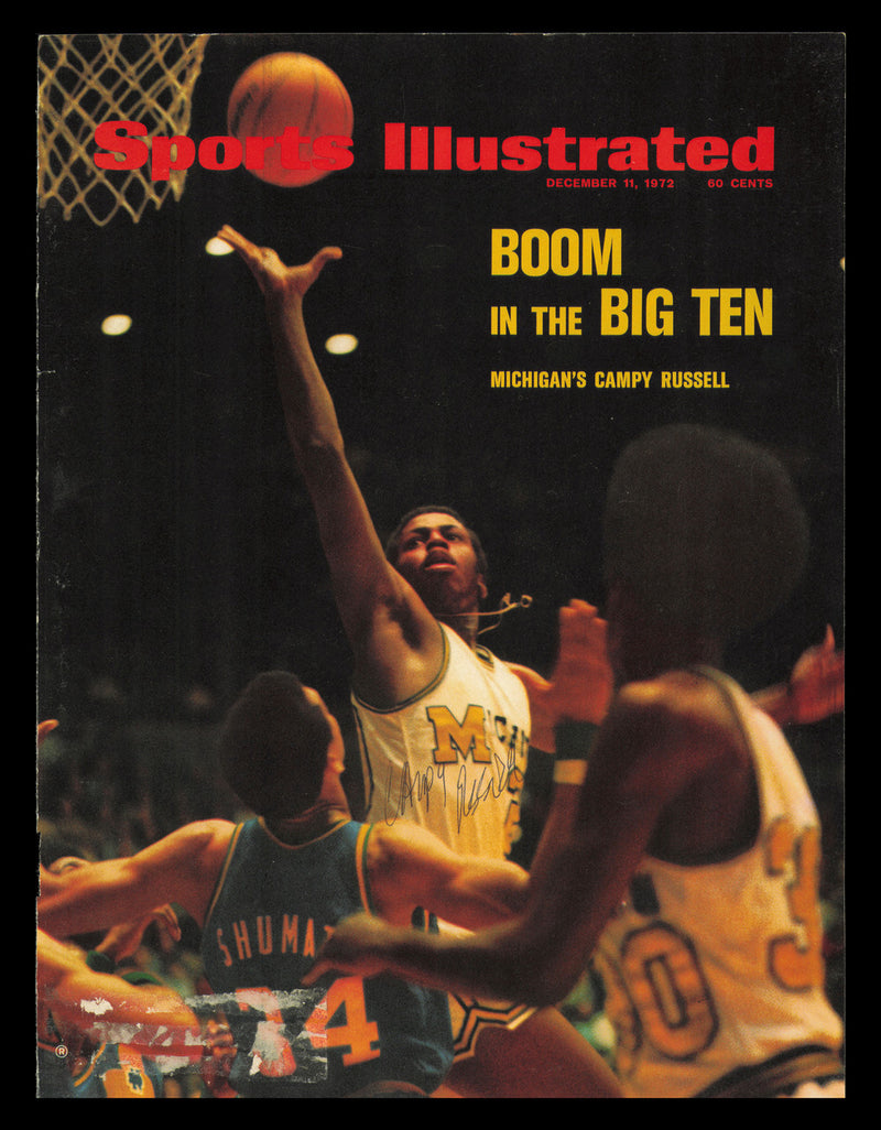 Campy Russell Autographed Sports Illustrated Cover Michigan SKU #238023