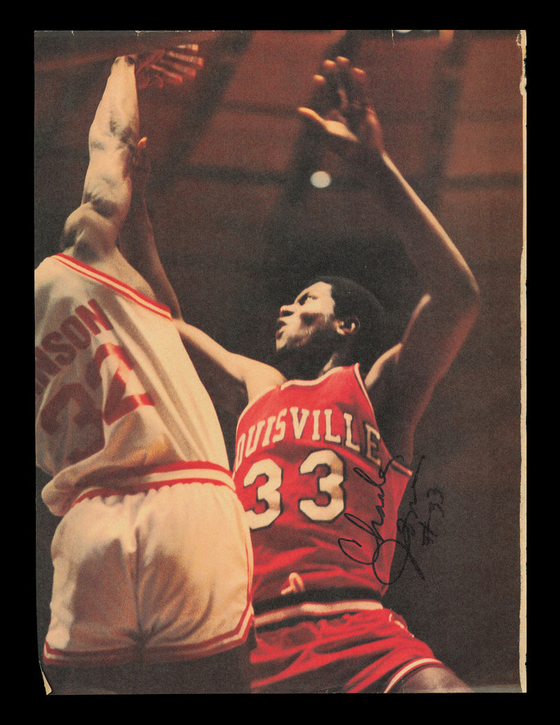 Charles Jones Autographed 8x11 Magazine Photo Louisville SKU #238077