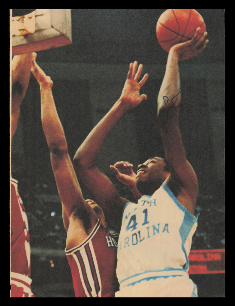 Sam Perkins Autographed 8x11 Magazine Photo North Carolina SKU #238084