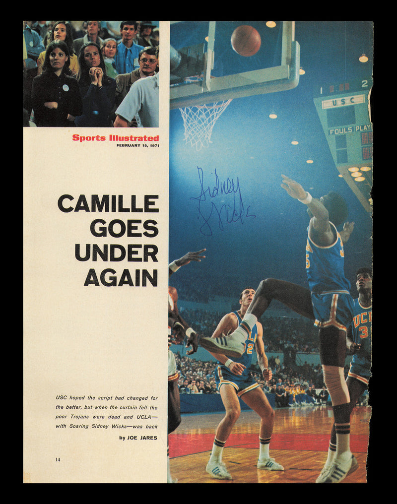 Sidney Wicks Autographed 8x11 Magazine Photo UCLA SKU #238089