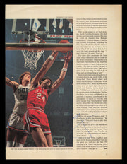 Tom Burleson Autographed 8x11 Magazine Photo NC State SKU #238091