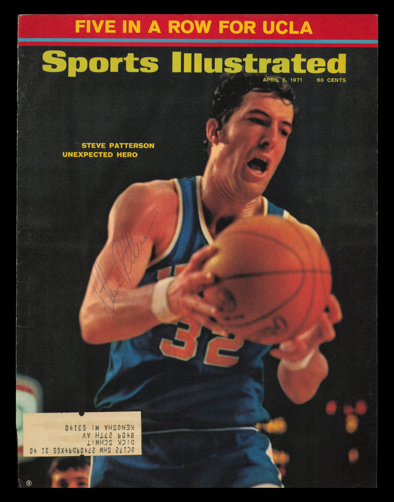 Steve Patterson Autographed Sports Illustrated Cover UCLA SKU #238096
