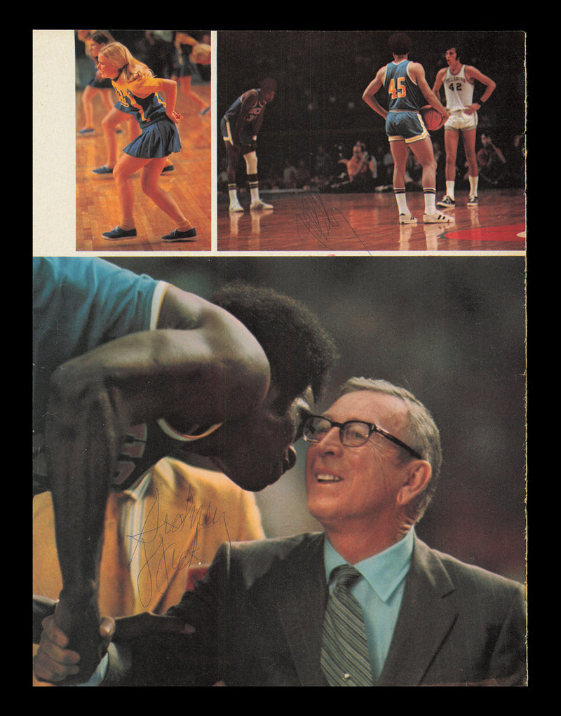 Howard Porter, Steve Patterson & Sidney Wicks Autographed 8x11 Magazine Photo SKU #238100