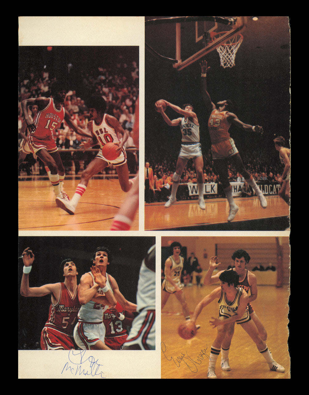 Tom McMillen & Ernie DiGregorio Autographed 8x11 Magazine Photo SKU #238107