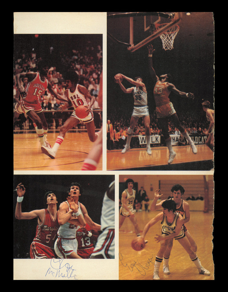 Tom McMillen & Ernie DiGregorio Autographed 8x11 Magazine Photo SKU #238107