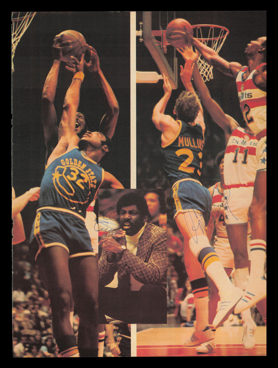 Al Attles & Jeff Mullins Autographed 8x11 Magazine Photo Golden State Warriors SKU #238116