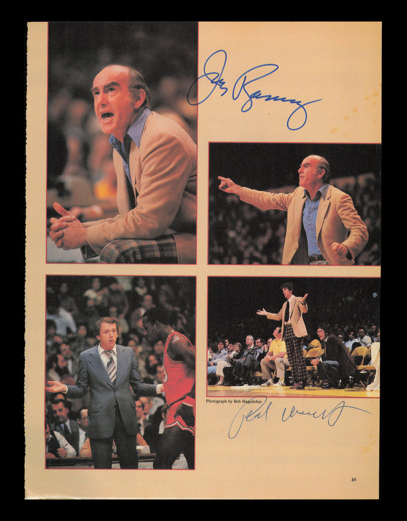 Jack Ramsay & Paul Westhead Autographed 8x11 Magazine Photo SKU #238129