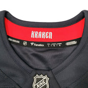 Seattle Kraken Yanni Gourde Autographed Blue Fanatics Jersey Size L Fanatics Holo Stock #211613
