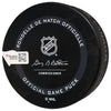 Jordan Eberle Autographed Official Seattle Kraken Inaugural Season Logo Hockey Game Puck Signed In Teal Fanatics Holo Stock #211615