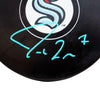 Jordan Eberle Autographed Official Seattle Kraken Logo Hockey Puck Signed In Teal Fanatics Holo Stock #211616