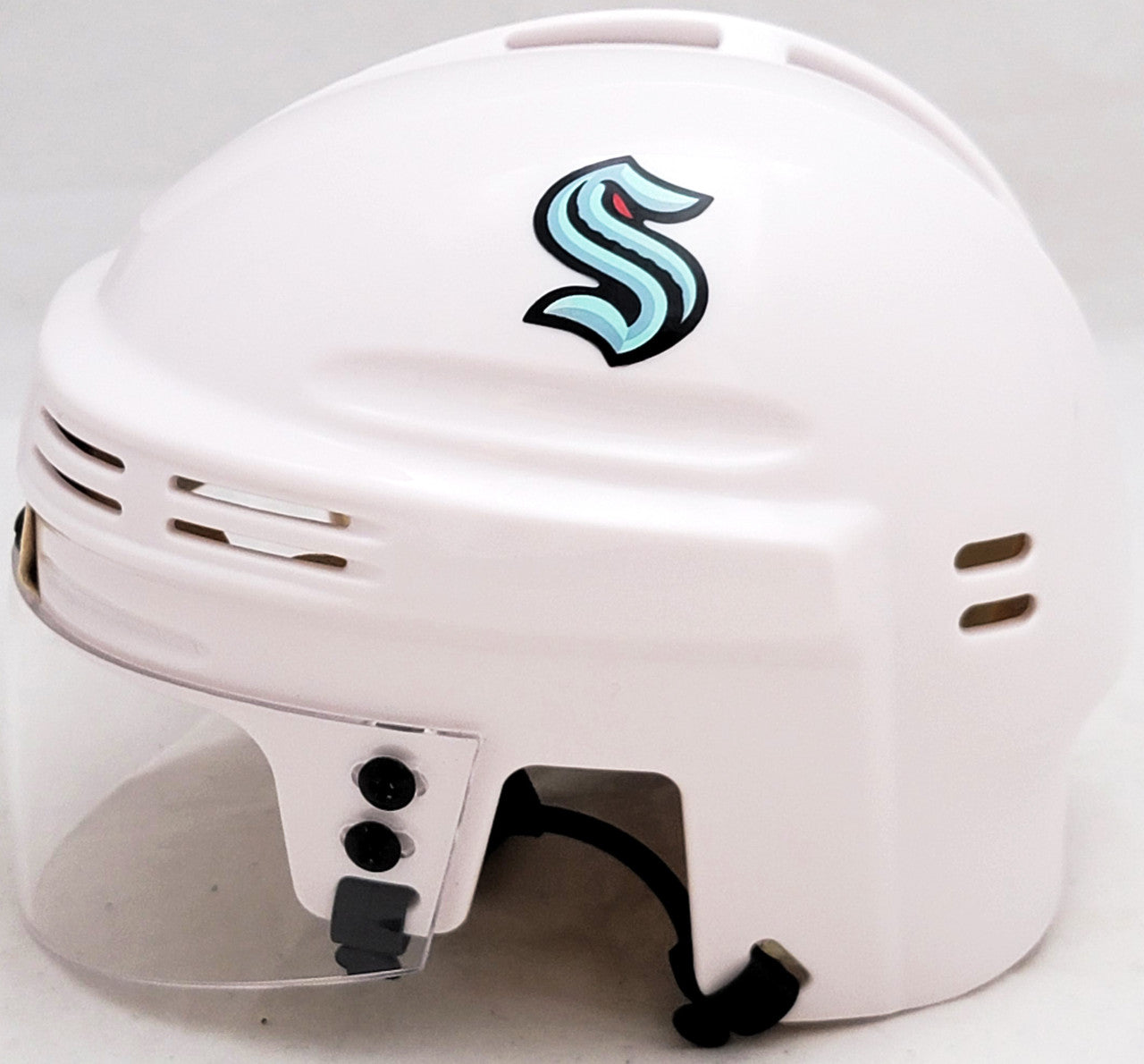 Jordan Eberle Autographed Seattle Kraken White Mini Helmet Fanatics Holo Stock #211617