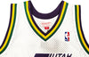 Utah Jazz John Stockton Autographed White Authentic Mitchell & Ness 1991-92 Hardwood Classic Swingman Jersey Size L Beckett BAS Witness Stock #224339