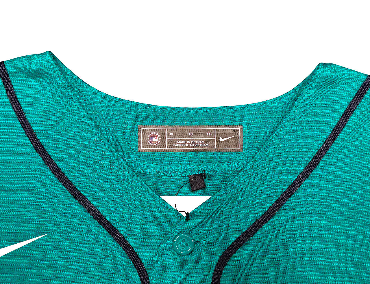 Seattle Mariners Ichiro Suzuki Autographed Teal Nike Jersey Size XL "HOF 25" IS Holo & Beckett BAS Witness QR Stock #238308