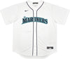 Seattle Mariners Ichiro Suzuki Autographed White Nike Jersey Size L "HOF 25" IS Holo & Beckett BAS Witness QR Stock #238311