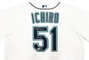 Seattle Mariners Ichiro Suzuki Autographed White Nike Jersey Size XL "HOF 25" IS Holo & Beckett BAS Witness QR Stock #238310