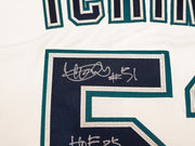 Seattle Mariners Ichiro Suzuki Autographed White Nike Jersey Size XL "HOF 25" IS Holo & Beckett BAS Witness QR Stock #238310