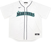 Seattle Mariners Ichiro Suzuki Autographed White Nike Jersey Size XL "HOF 25" IS Holo & Beckett BAS Witness QR Stock #238310