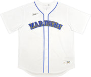 Seattle Mariners Ichiro Suzuki Autographed White Nike Cooperstown Collection Jersey Size L "HOF 25" IS Holo & Beckett BAS Witness QR Stock #238317