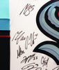 Seattle Kraken 2021-22 Inaugural Season Team Signed Autographed Framed White Adidas Jersey With 24 Signatures Including Jordan Eberle & Jared McCann Fanatics Holo Stock #223780