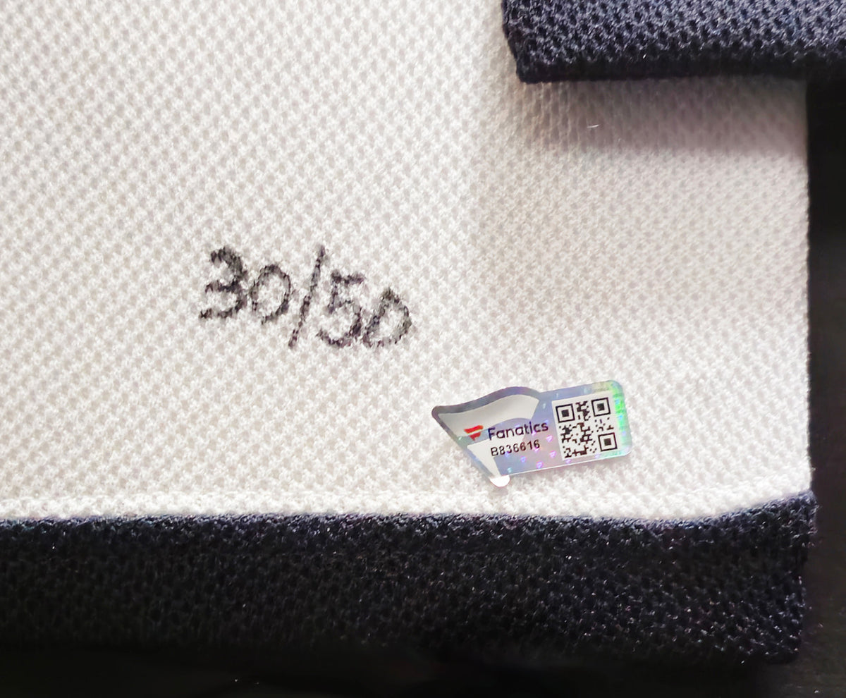 Seattle Kraken 2021-22 Inaugural Season Team Signed Autographed Framed White Adidas Jersey With 24 Signatures Including Jordan Eberle & Jared McCann Fanatics Holo Stock #223780