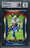 Justin Herbert Autographed 2020 Select Prizm Tri Color Die Cut Rookie Card #144 Los Angeles Chargers Auto Grade Gem Mint 10 Beckett BAS #15297958
