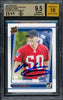 Mac Jones Autographed 2021 Donruss Rated Rookie Portrait Rookie Card #255 New England Patriots BGS 9.5 Auto Grade Gem Mint 10 Beckett BAS #15297332