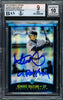 Ichiro Suzuki Autographed 2001 Bowman Chrome X-Fractor English Rookie Card #351A Seattle Mariners BGS 9 Auto Grade Gem Mint 10 "01 ROY/MVP" Beckett BAS #15094354