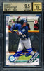Julio Rodriguez Autographed 2019 1st Bowman Paper Rookie Card #BP33 Seattle Mariners BGS 9.5 Auto Grade Gem Mint 10 Beckett BAS Stock #211840