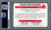 Floyd Mayweather Jr Autographed 1997 Brown's Boxing Rookie Retro Reprint Rookie Card #51 Auto Grade Gem Mint 10 PSA/DNA Stock #211858