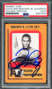 Floyd Mayweather Jr Autographed 1997 Brown's Boxing Rookie Retro Reprint Rookie Card #51 PSA/DNA Stock #211860