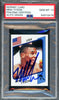 Mike Tyson Autographed 1986 Panini Supersport Rookie Retro Reprint Rookie Card #153 Auto Grade Gem Mint 10 PSA/DNA Stock #211861