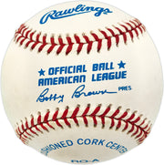 Shane Mack Autographed Official AL Baseball Minnesota Twins Beckett BAS QR #BN89811