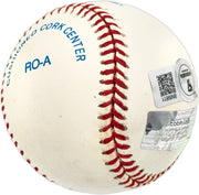 Shane Mack Autographed Official AL Baseball Minnesota Twins Beckett BAS QR #BN89811
