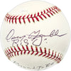 Oscar Gamble Autographed Official MLB Baseball New York Yankees Big "O" Proud to be a Yankee 1976-1979-1984 Beckett BAS QR #BN14943