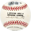 Ed Lynch Autographed Official NL Baseball New York Mets "1986 WS Champs" Beckett BAS QR #BN14963