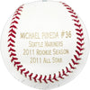 Michael Pineda Autographed Official Stat Logo MLB Baseball Seattle Mariners #3/36 MLB Holo #FJ558526