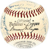 1953 New York Giants Autographed Official Giles NL Baseball With 29 Signatures SKU #237409