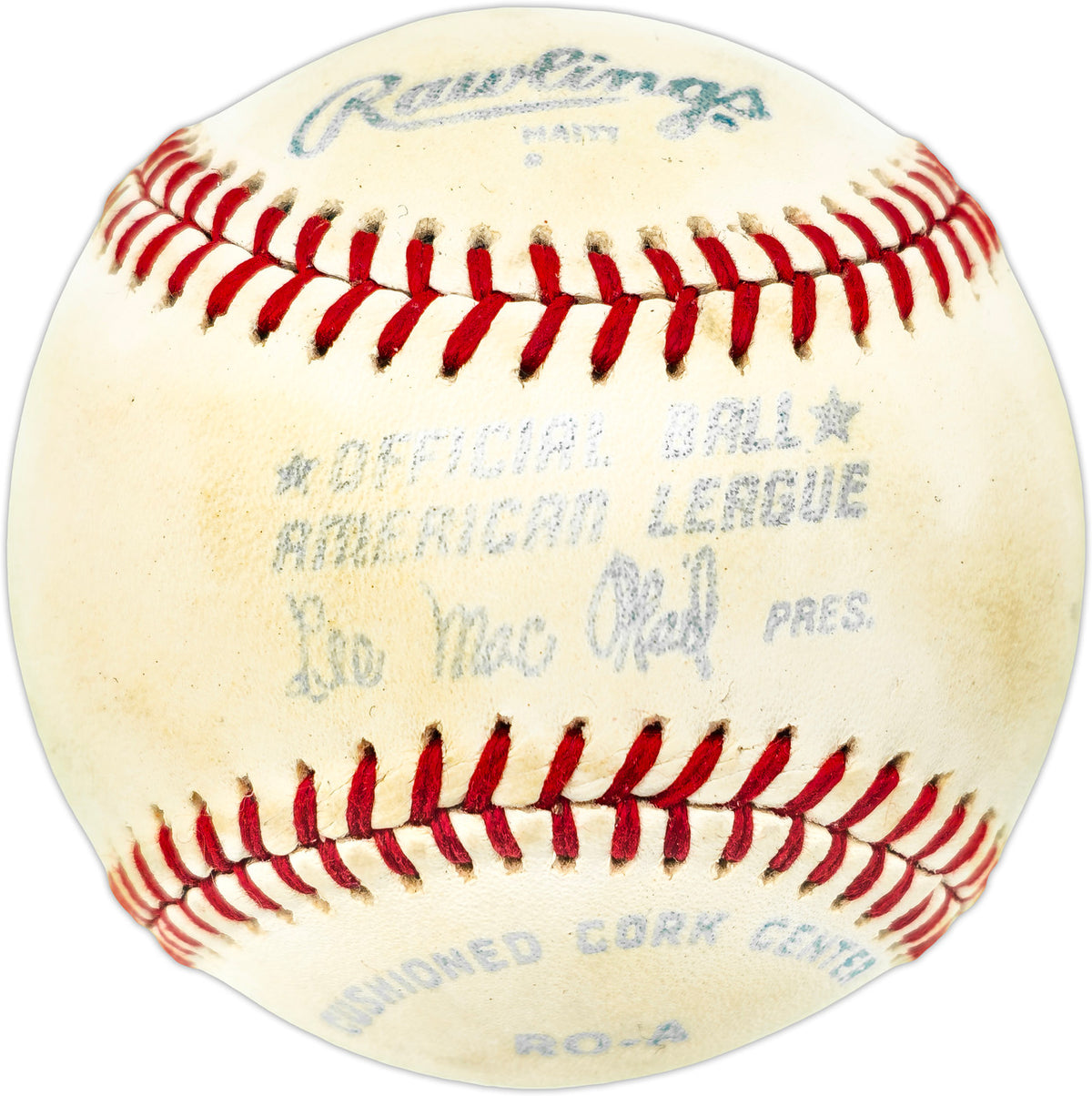 Unsigned MacPhail AL Baseball SKU #238372