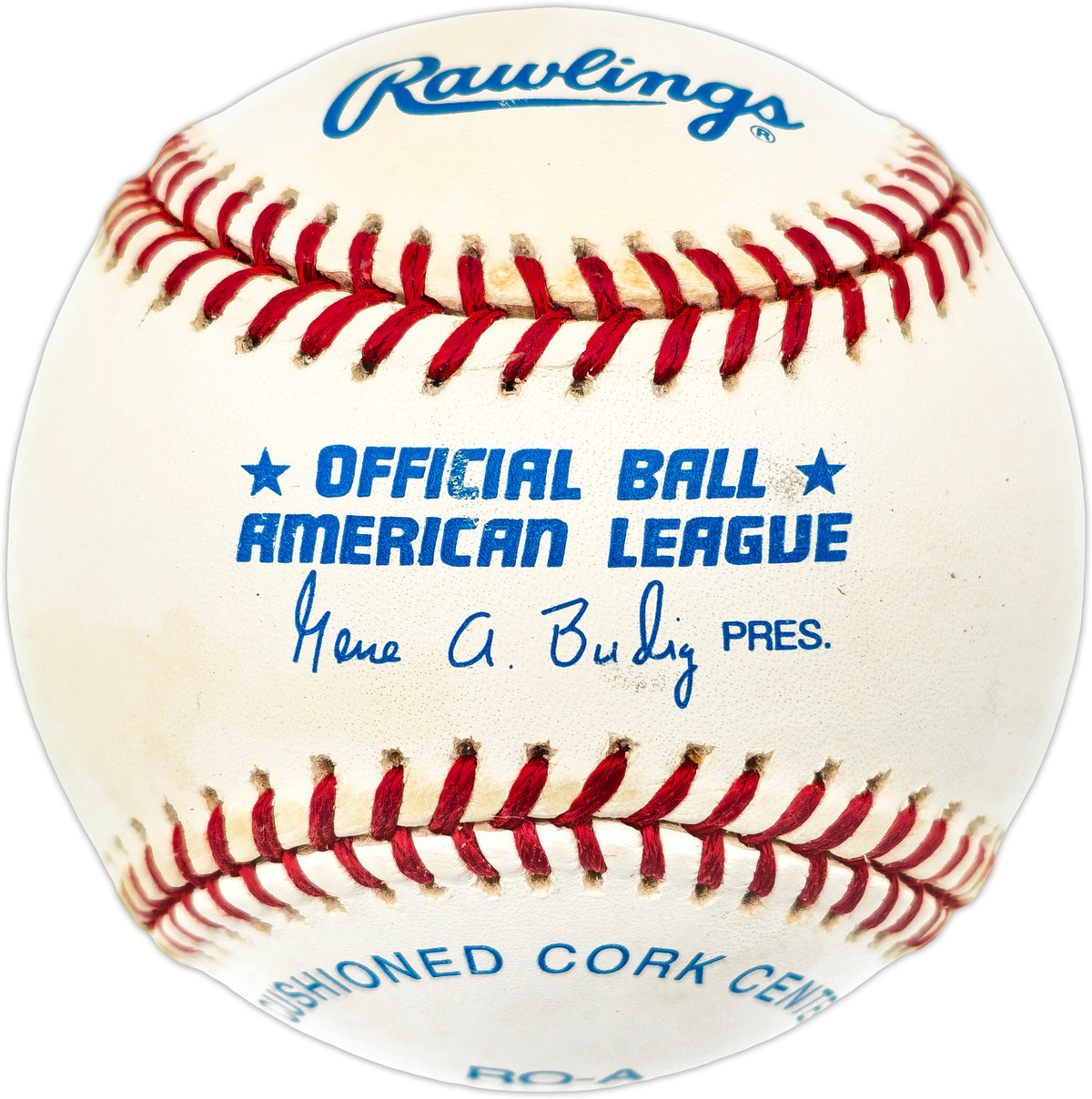 Unsigned Budig AL Baseball SKU #238400