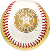 Kyle Tucker Autographed Official 2022 World Series Gold MLB Baseball Houston Astros (Smudged) Beckett BAS Witness #W381818
